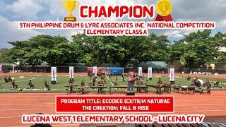 CHAMPION - Lucena West 1 Elementary School of Lucena City | 9th PDLAI National Competition