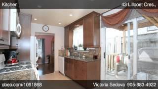 43 Lillooet Cres, Richmond Hill ON L4C5A6 - Victoria Sedova - REMAX Hallmark Realty Ltd Brokerage