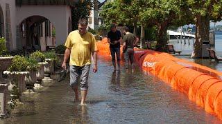 Hochwasser am Bodensee - Gefahrenstufe 5 erwartet - 10. Juni 2024