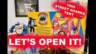 UNBOXING A RARE STREET SHARKS TENT FROM 1995!