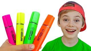 Magic Pen Learn Color - Kids Songs by Polina Fun