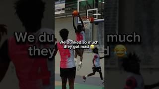We Dunked SO MUCH They Got MAD! #basketball #dunk #aau