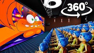 Inside Out 2 360° - CINEMA HALL | ANXIETY AND FEAR THE FIRST TIME | 4K VR 360 Video