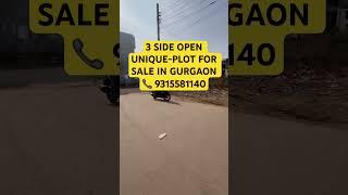 3 SIDE OPEN UNIQUE-PLOT FOR SALE IN GURGAON #property #kkgroup #forsale #plots #plotforsale #real