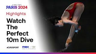 PERFECT TENS! Amazing start to 10m Diving for China  | #Paris2024 #Olympics