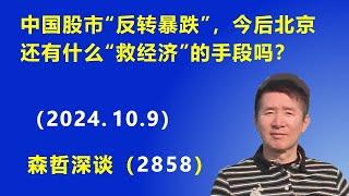 中国股市“反转暴跌”：今后北京还有什么“救经济”的手段吗？（2024.10.9）