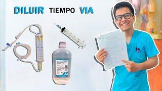 Cómo diluir medicamentos EV - Fácil