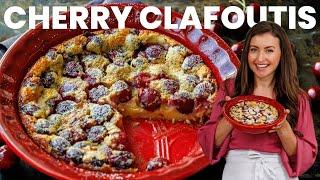 Quick and Easy Cherry Clafoutis - Made In a Blender!