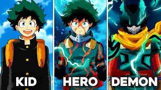 All Deku's Forms In MHA (full cowl, demon...)