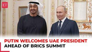 UAE President meets President Putin ahead of BRICS summit in Russia