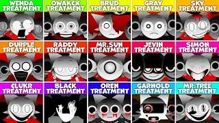 Incredibox Sprunki Treatment (Wenda, Brud, Gray, Jevin, OWAKCX, Sky, Durple, Simon, Oren, Garnold)