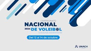 CANCHA 3 - Campeonato Nacional de Voleibol - UNACH 2024- Dia 3