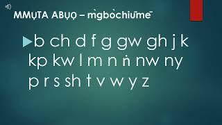 IGBO 101 | #LearnIgbo with onwuzulike kids