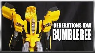 Transformers BUMBLEBEE Generations IDW robot figure review -RocketPunchArmy