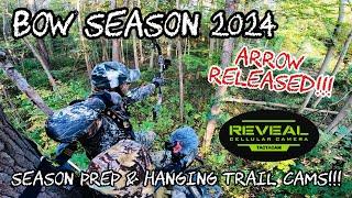 WNY BOW SEASON 2024 - FIRST HUNTS!!! (TOUGH Start) Setting up TACTACAM Trail Cams & Season Goals!!!