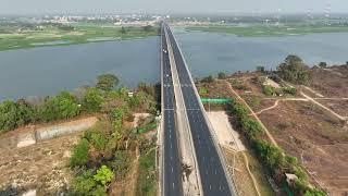 Dhaka to Chittagong Highway l Free 4k Drone Video l Free stock footage l  Copyright free video