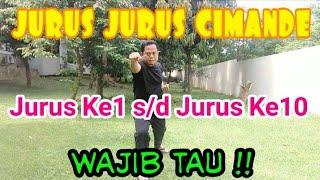 Jurus Jurus Cimande, Jurus 1 s/d 10,Wajib Tau!! #silat #cimande