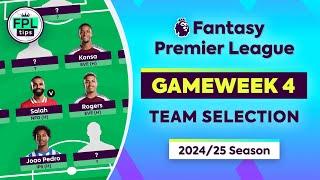 FPL GW4: TEAM SELECTION | Wildcard Success! | Gameweek 4 | Fantasy Premier League 2024/25 Tips