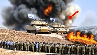 2 minutes ago! 700 rockets from militants destroyed a Huge TANK convoy!