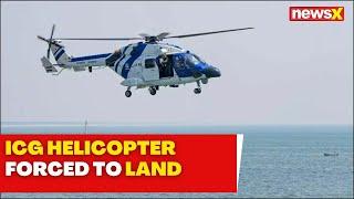 Indian Coast Guard Helicopter Forced to Land at Sea During Rescue Mission | NewsX