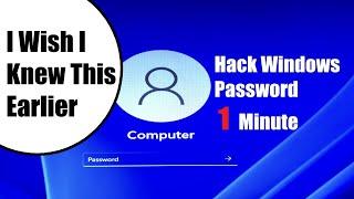 Reset Forgotten Windows Password 10 and 11 Under 1 Minute Without Software.