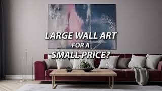 How to Get HUGE, Swappable Wall Art Without Spending a Fortune!