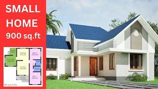 Small House Design | Kerala home design | 900 Sq.Ft   PLAN