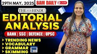 Editorial Analysis | 29th May, 2025 | Vocab, Grammar, Reading, Skimming | Nimisha Bansal