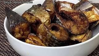 SIMPLE AND EASY WAY TO FRY MACKEREL FISH WITHOUT ANY COATING | SPICY & DELICIOUS GOODNESS