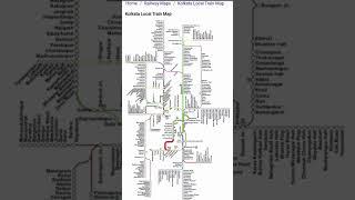 all West Bengal railway route map