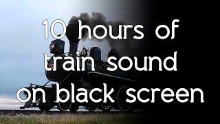  Train sound on high quality white noise ASMR relax sleep study black screen dark screen