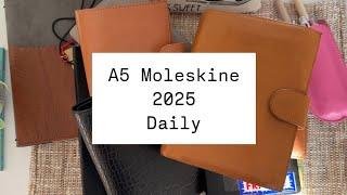 A5 Daily Moleskine 2025 + weekly!