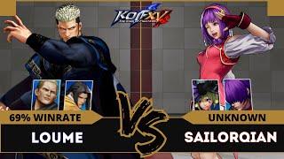 KOFXV️ LOUME (Gato/Geese/Goenitz) vs SAILORQIAN(Sylvie/O.Shermie/Athena)️Replay Match - 26/05/24