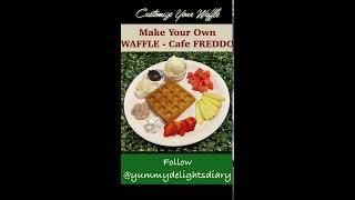 #wafflesrecipe #wafflerecipe #waffle #yummydelightsdiary Make Your Own Waffle | Cafe Freddo | Pune