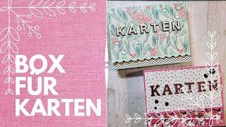 DIY Kartenbox für A6 Karten inkl.  Kuvert | Journaling Designpad von Action #Craftsensations