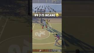 99 3 Pointer is Insane #shorts #nba2k25 #2k25 #2k