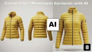 How to create a ghost mannequin garment and a flat garment with AI - AI Fashion Design Generator