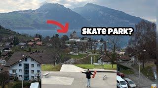 Skatepark in the Alps?!Spiez, Switzerland