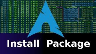 Arch Linux - Install Package