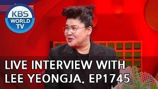 Live Interview with Lee Yeongja [Entertainment Weekly/2019.01.14]