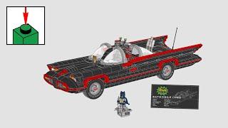 LEGO DC 76328, Batman: Batmobile a klasszikus tévésorozatból - építési útmutató