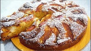 ატმის  ნამცხვარი/ღვეზელი | Peach Cake Recipe | Персиковый пирог