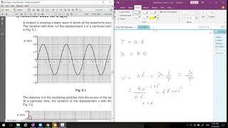 CIE AS Physics   Solving questions on Waves online class in Arabic by John Heshmat