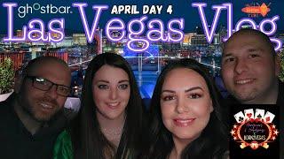 GOLDEN TIKI & GHOSTBAR - Vegas Travel Vlog Day 4 - Ellis Island | Skyfall Lounge | Cosmo - Apr 2023