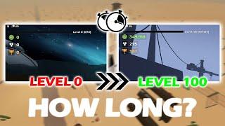 How long it took me to reach LEVEL 100 in EVADE ROBLOX