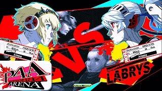 OnlineID13 (Aigis) Vs YoU 1260 (Labrys] [Persona 4 Arena Ultimax] [Gameplay]