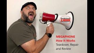 DuB-EnG: LOUD MEGAPHONE - How it works - Repair, Restoration, Test and Review - WARNING LOUD