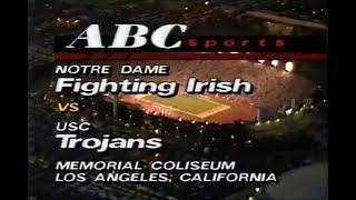 1990 #7 Notre Dame @ #18 USC No Huddle