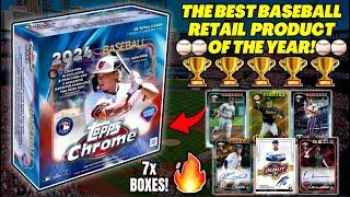 *BASEBALL RETAIL PRODUCT OF THE YEAR!? 2024 TOPPS CHROME UPDATE BASEBALL MEGA BOX REVIEW!️