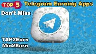 Top5 Best Telegram Bots To Earn Money 100% Free